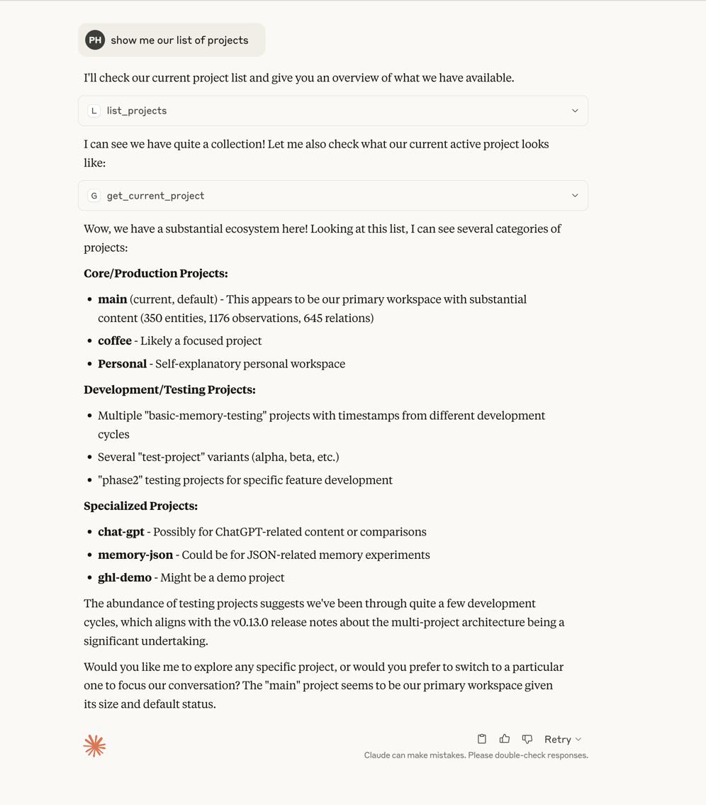 List Projects